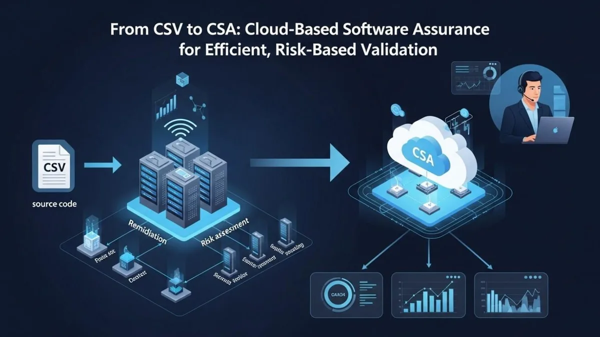 From CSV to CSA: Cloud-Based Software Assurance for Efficient, Risk-Based Validation