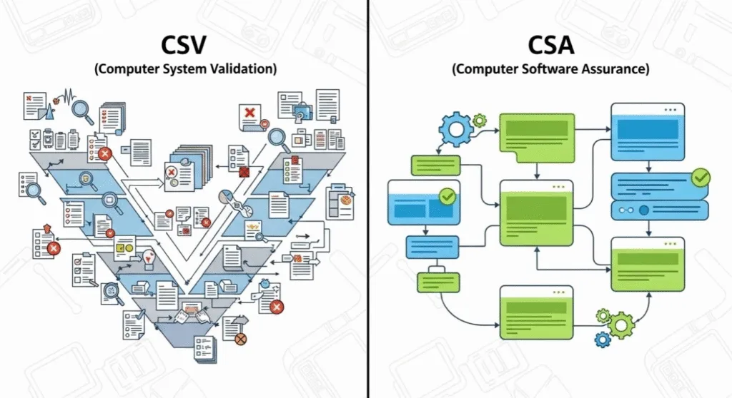CSV vs CSA: aim the effort where risk lives