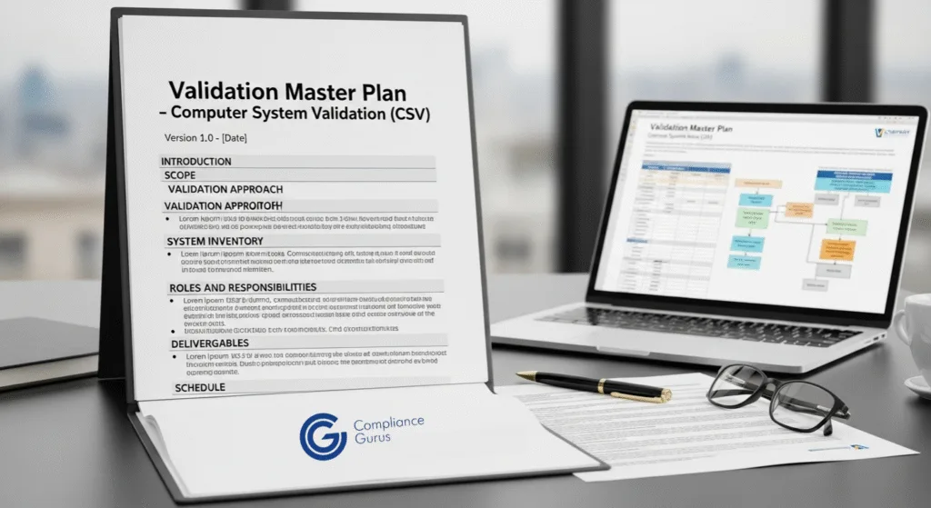 Validation Master Plan overview