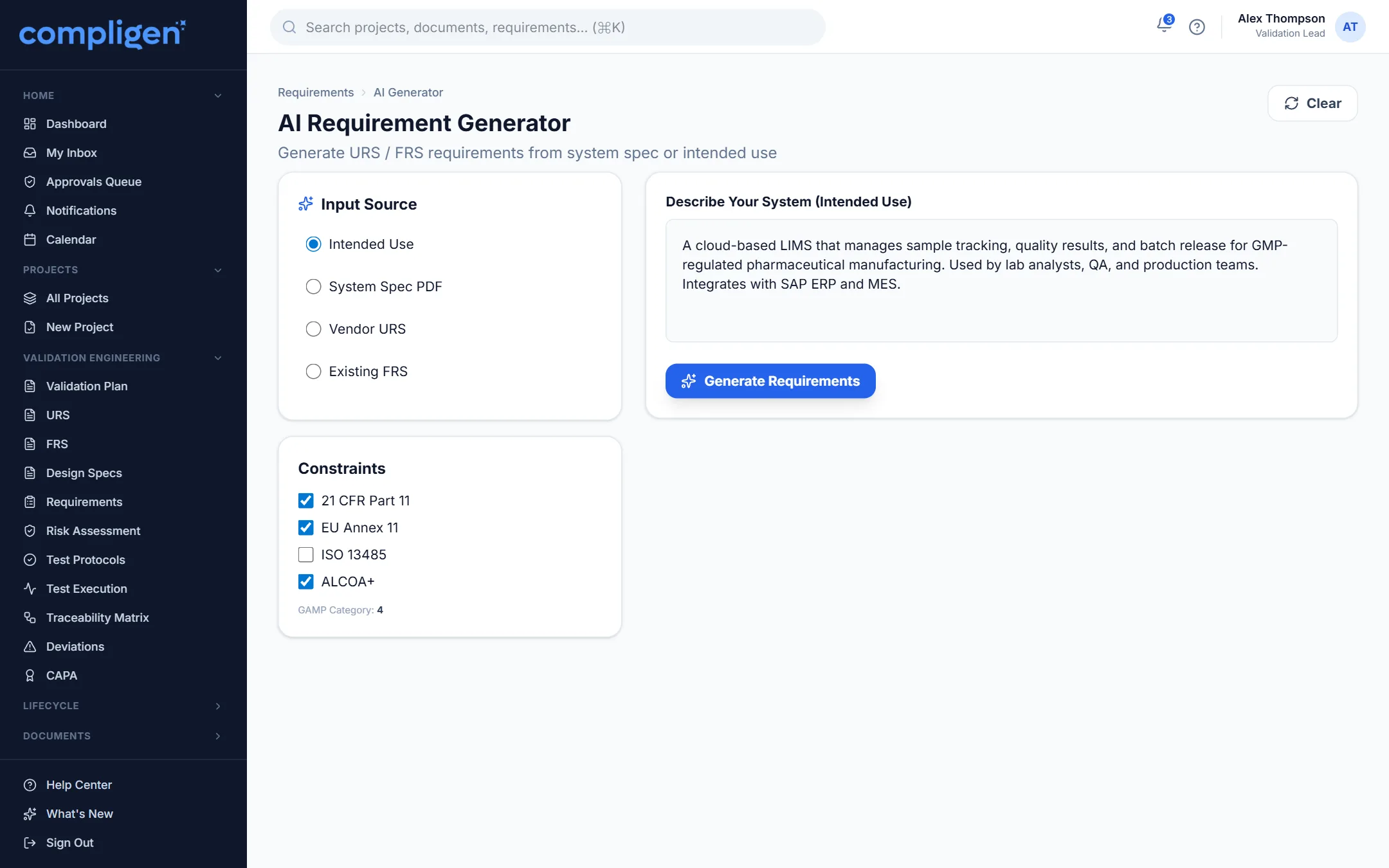 cGen AI Assistant
